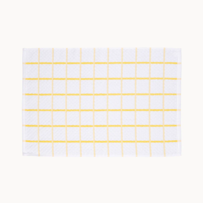 Paño de Cocina CUADROS Amarillo Lila