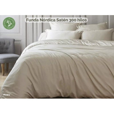 Funda Nórdica 100% BAMBOO ORGÁNICO SATÉN de 300 hilos